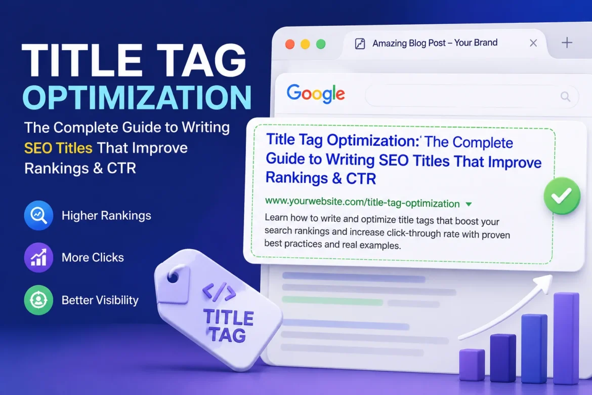 Title Tag Optimization: The Complete Guide to Writing SEO Titles That Improve Rankings & CTR